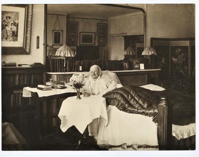Florence Nightingale in bed by Elizabeth Bosanquet